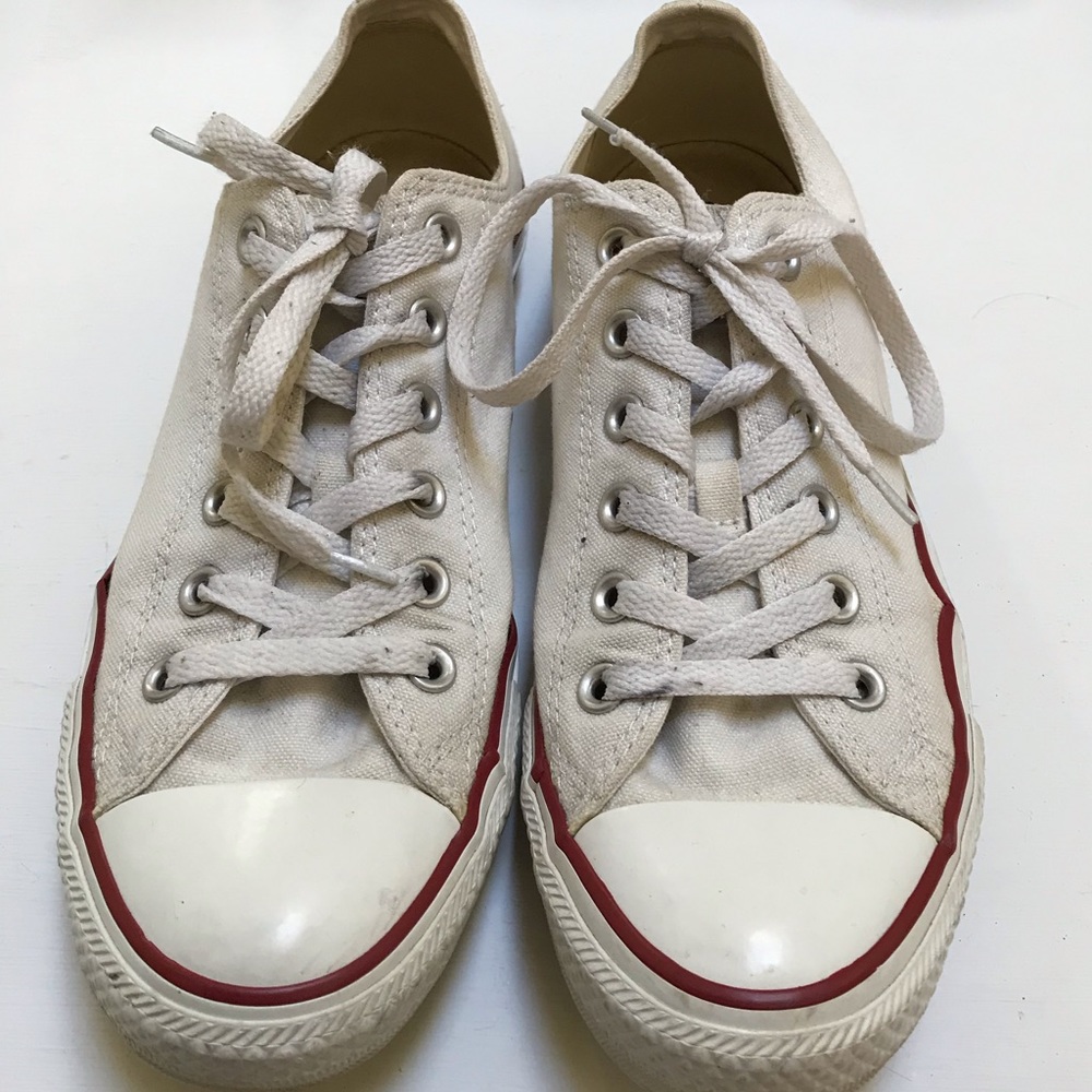 Converse, women size 10, white